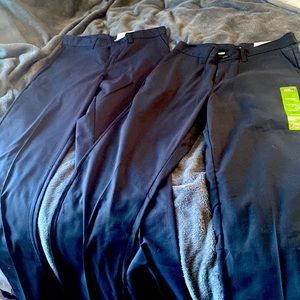 2 Brand new pairs of black dickies pants